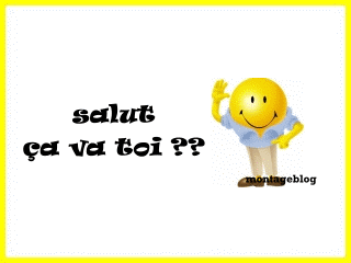 Qu'est-ce que t'en pense de mon blog?